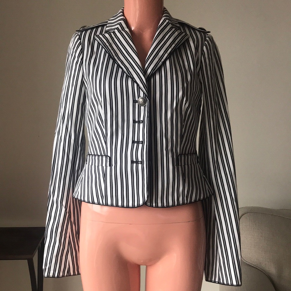 Club Monaco Striped Blazer